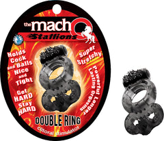 THE MACHO STALLIONS-DOUBLE RING-BLACK