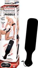DOMINANT SUBMISSIVE COLLECTION PADDLE-BLACK