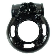 THE MACHO STALLIONS VIBRATING COCKRING-BLACK