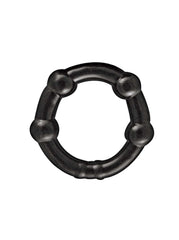 MY TEN ERECTION RINGS BEADED COMFORT RINGS-BLACK