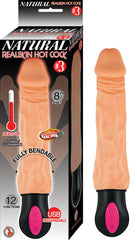 NATURAL REALSKIN HOT COCK #3-WHITE
