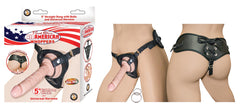 ALL AMERICAN WHOPPERS 5" STRAIGHT DONG & UNIVERSAL HARNESS-WHITE