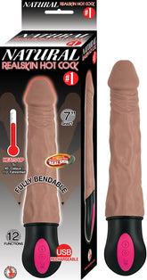 NATURAL REALSKIN HOT COCK #1-BROWN