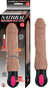 NATURAL REALSKIN HOT COCK #3-BROWN