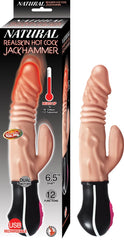 NATURAL REALSKIN HOT COCK JACKHAMMER-WHITE
