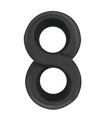 MY COCKRING FIGURE EIGHT COCK & SCROTUM RING-BLACK