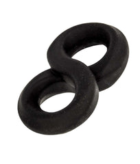 MY COCKRING FIGURE EIGHT COCK & SCROTUM RING-BLACK