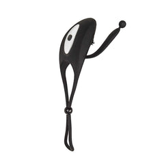 MY COCKRING VIBRATING PLEASURE PARTNER-BLACK