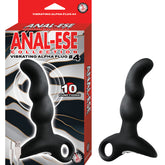ANAL-ESE COLLECTION VIBRATING ALPHA PLUG #4-BLACK