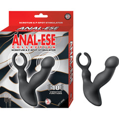 ANAL-ESE COLLECTION SCROTUM & P-SPOT STIMULATOR-BLACK