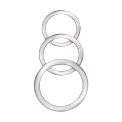 ENHANCER SILICONE COCKRINGS-CLEAR