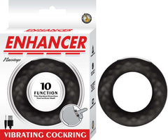 ENHANCER VIBRATING COCKRING-BLACK