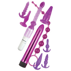 PURPLE ELITE COLLECTION SUPREME ANAL PLAY KIT-PURPLE