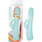 GODDESS HEAT UP ROTATING MASSAGER-AQUA