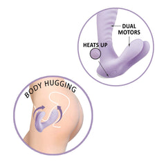 GODDESS HEAT UP BUNNY MASSAGER-LAVENDER