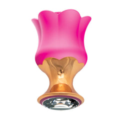 GODDESS DIAMOND BLOOM MASSAGER-FUSHCIA