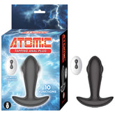 ATOMIC TAPPING ANAL PLUG-BLACK