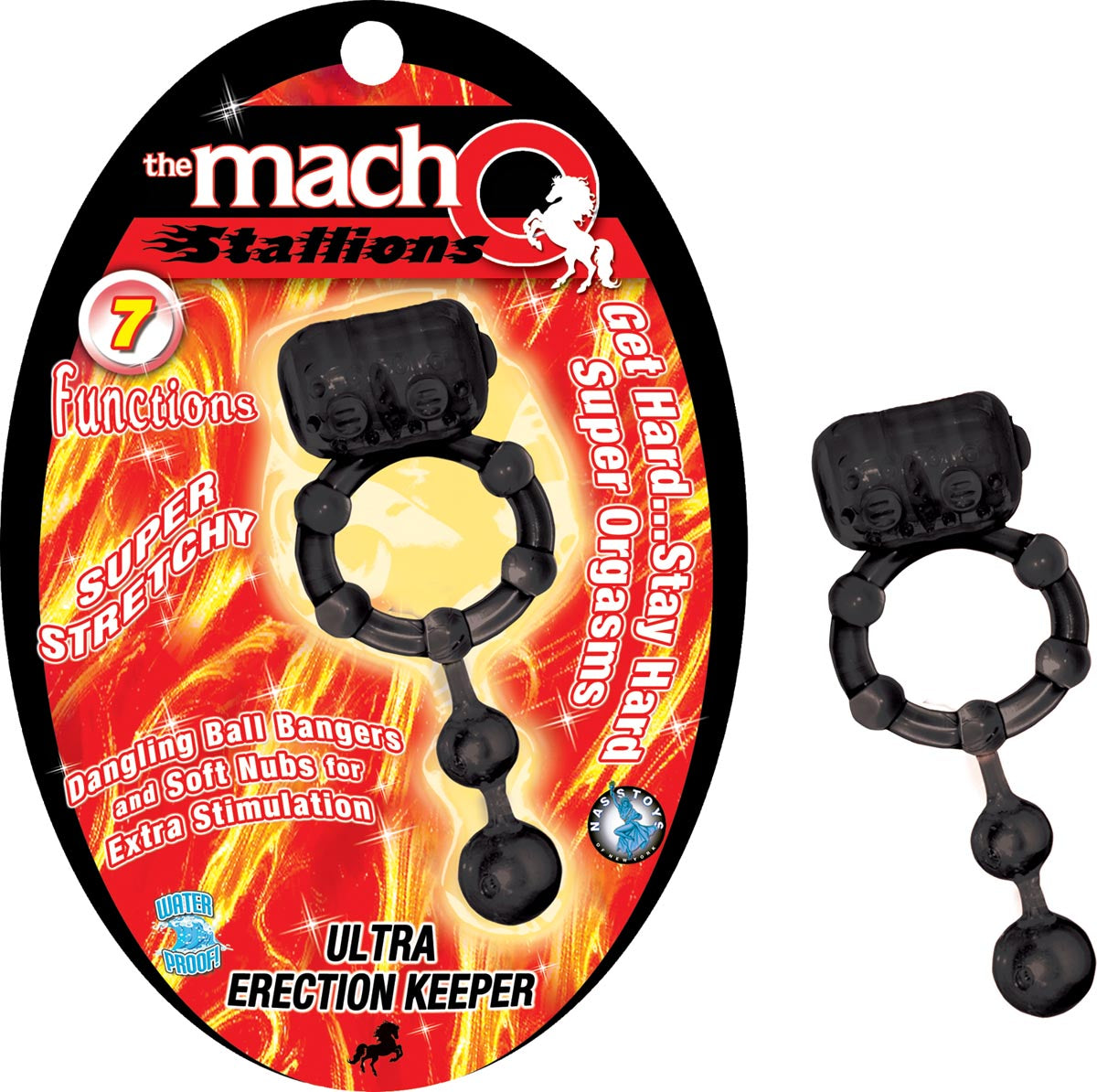 THE MACHO STALLIONS-ULTRA ERECTION KEEPER-BLACK