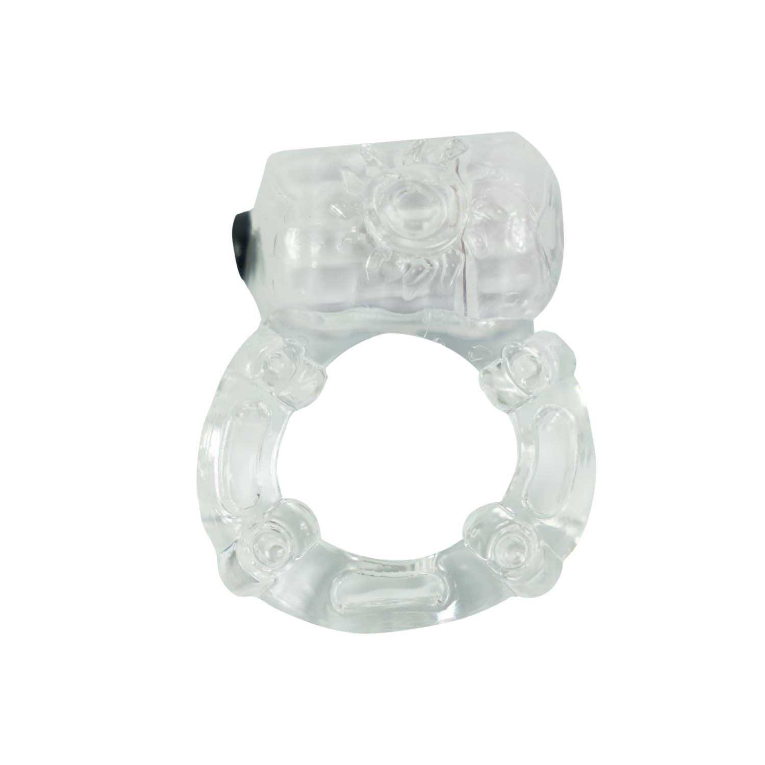 THE MACHO CRYSTAL COLLECTION PULSATING ERECTION KEEPER-CLEAR