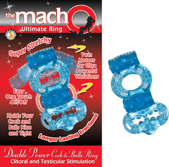 THE MACHO DOUBLE POWER COCK & BALLS RING