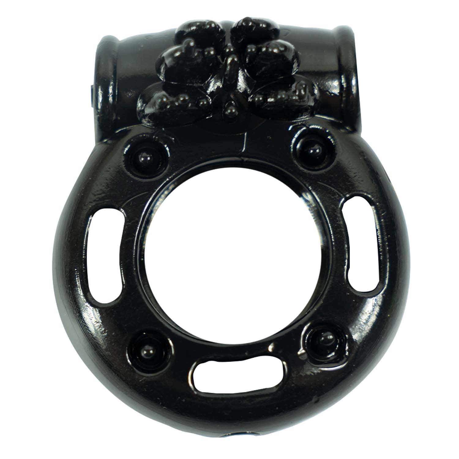 THE MACHO STALLIONS VIBRATING COCKRING-BLACK