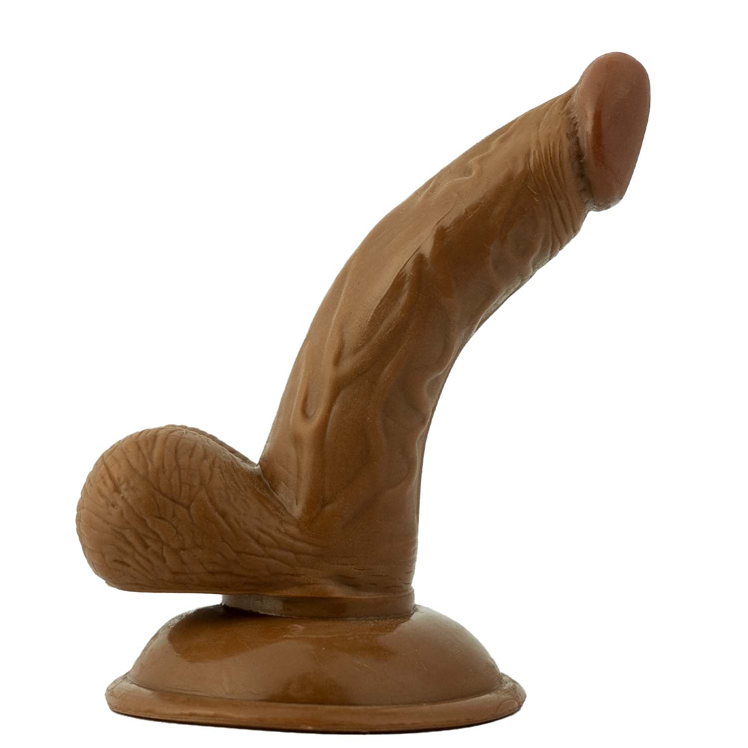 ALL AMERICAN MINI WHOPPERS 4" CURVED DONG W/BALLS