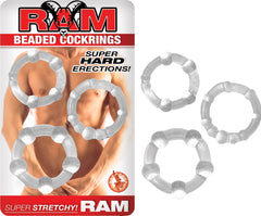 RAM BEADED COCKRINGS