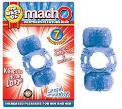 THE BEST OF MACHO PARTNERS PLEASURE RING-BLUE