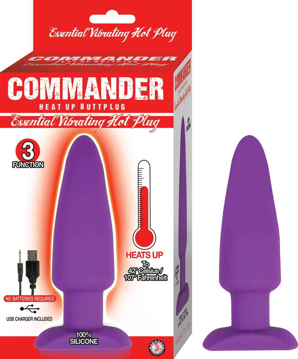 COMMANDER ESSENTIAL VIBRATING HOT PLUG