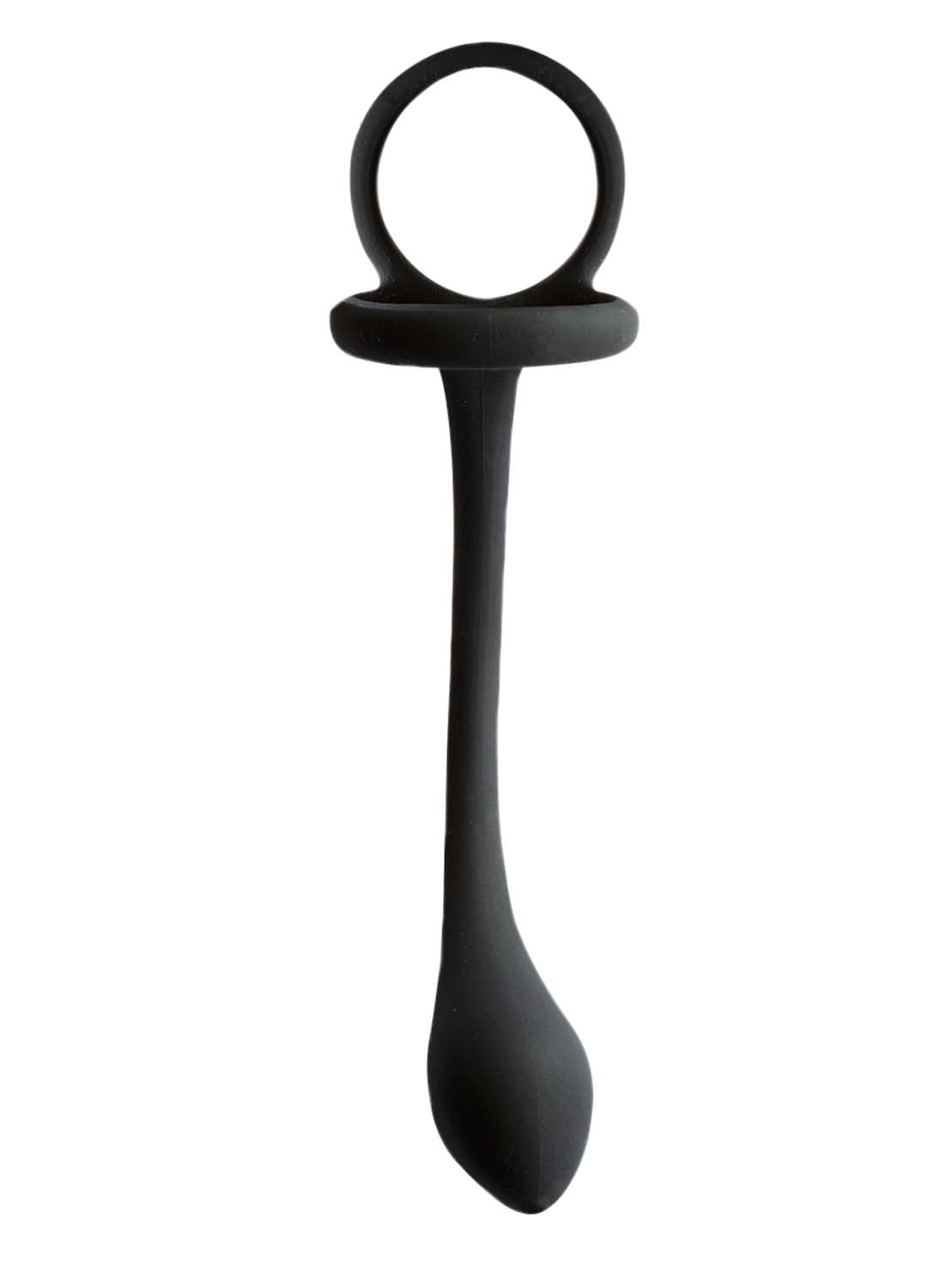 MY COCKRING COCKRING WITH BUTTPLUG-BLACK