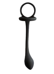 MY COCKRING COCKRING WITH BUTTPLUG-BLACK