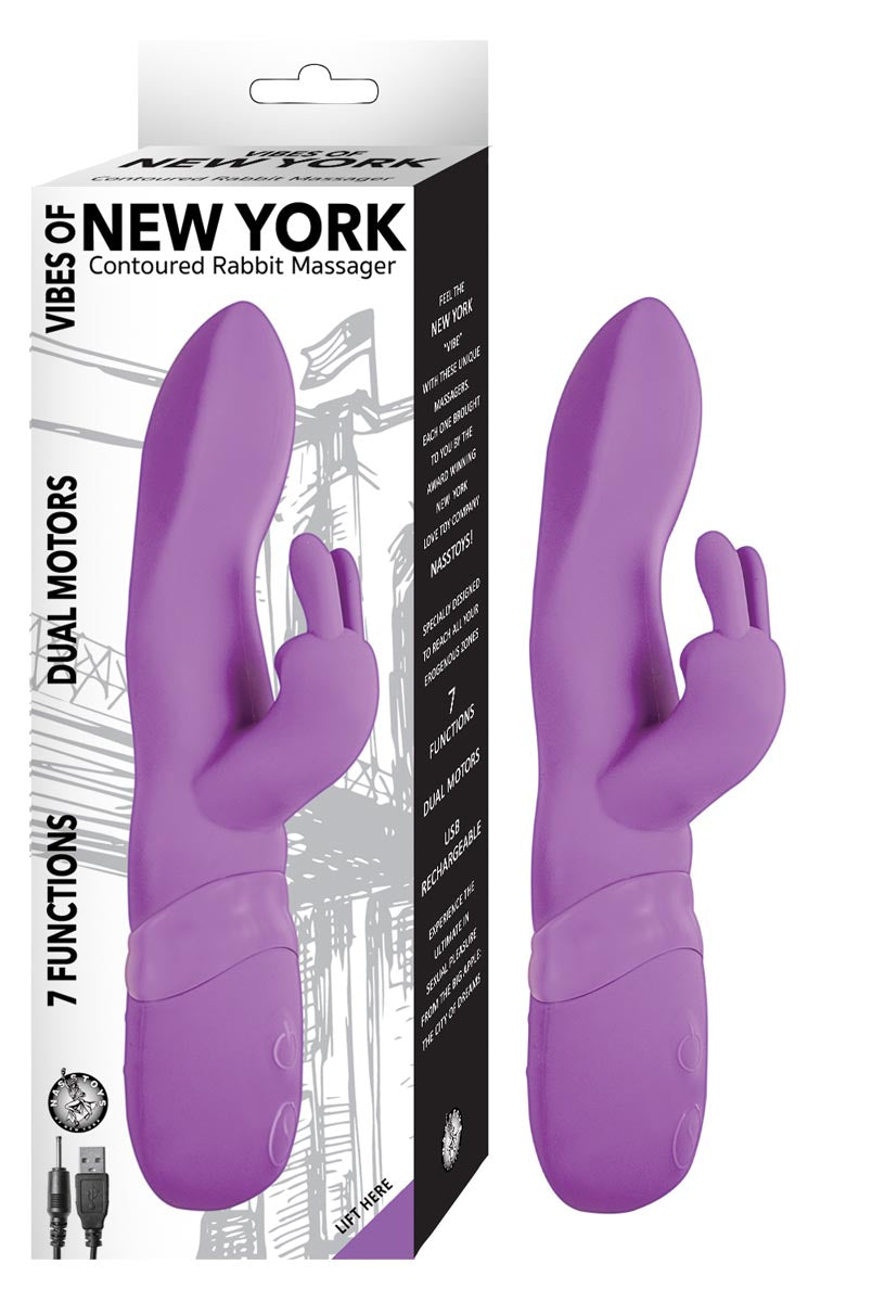 VIBES OF NEW YORK CONTOURED RABBIT MASSAGER
