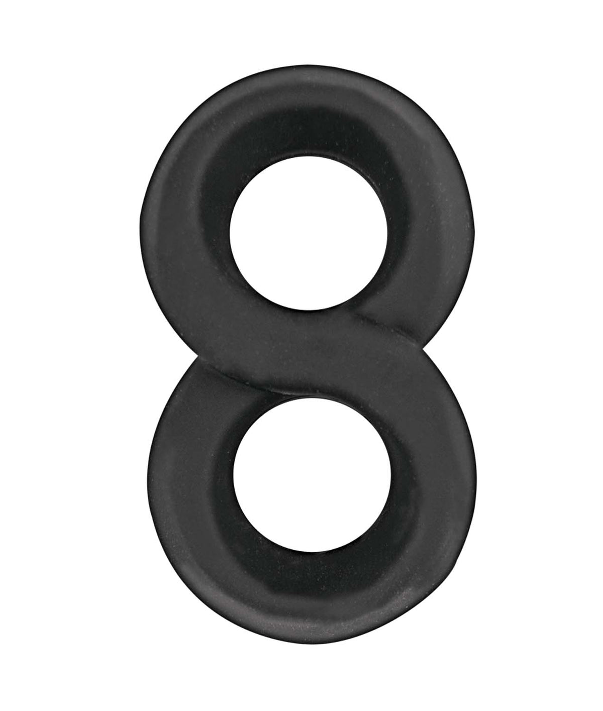MY COCKRING FIGURE EIGHT COCK & SCROTUM RING-BLACK