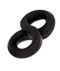 MY COCKRING FIGURE EIGHT COCK & SCROTUM RING-BLACK