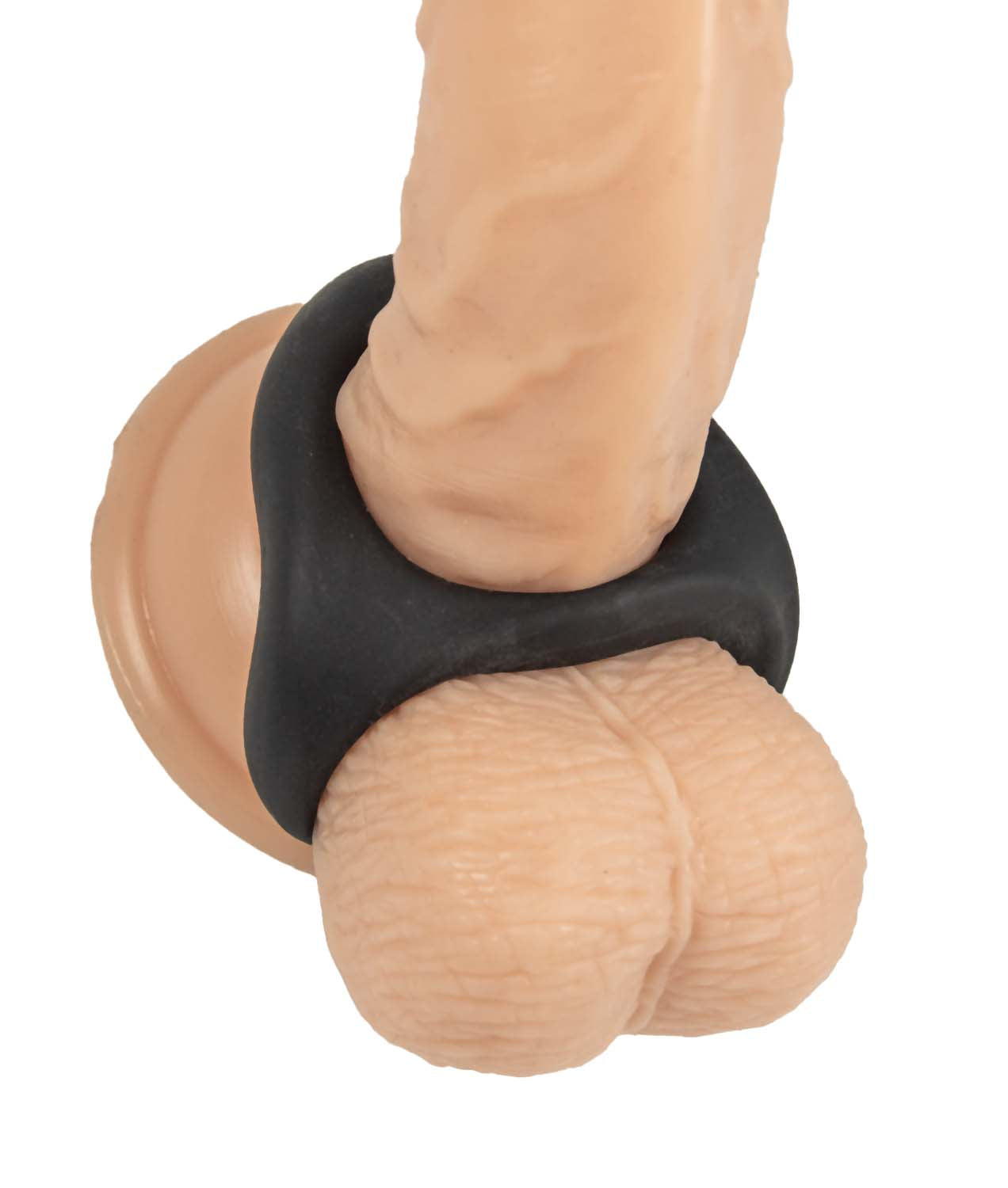 MY COCKRING COCK AND SCROTUM DOUBLE RING-BLACK