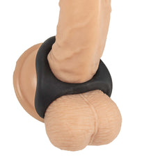 MY COCKRING COCK AND SCROTUM DOUBLE RING-BLACK