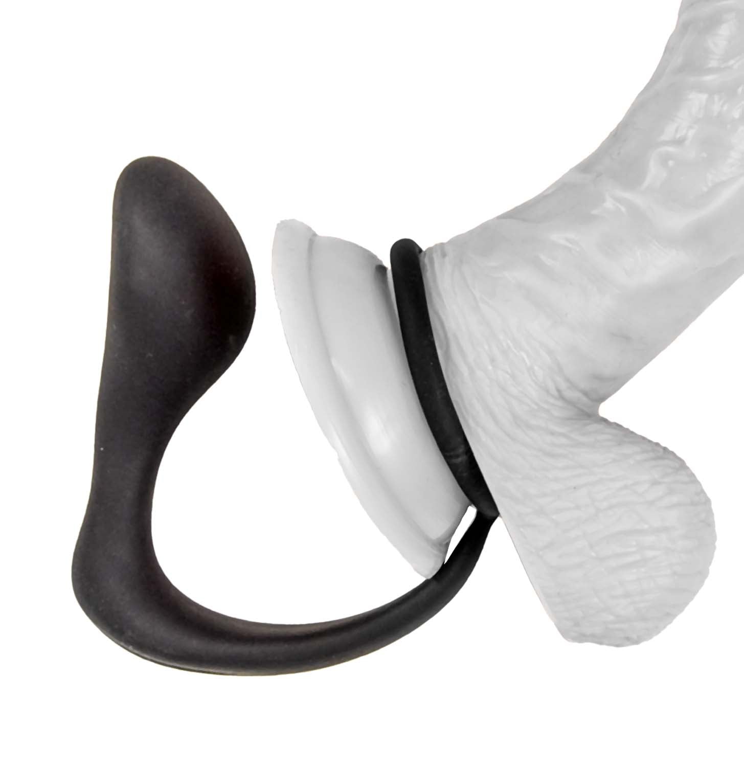 COMMANDER PROSTATE PLEASER COCKRING-BLACK