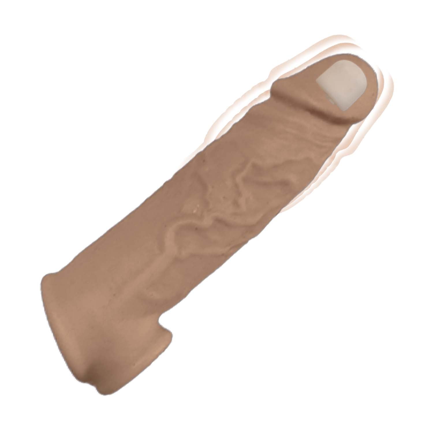 NATURAL REALSKIN VIBRATING PENIS XTENDER