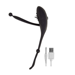 MY COCKRING VIBRATING PLEASURE PARTNER-BLACK