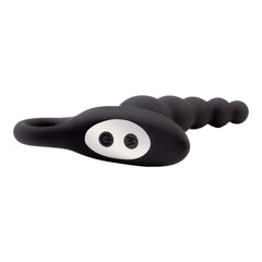 ANAL-ESE COLLECTION VIBRATING ALPHA PLUG #2-BLACK