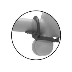 MY COCKRING DOUBLE LOOP-COCKRING & SCROTUM CINCH-BLACK