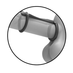 MY COCKRING RIBBED SHAFT COCKRING-BLACK