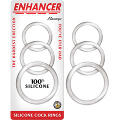 ENHANCER SILICONE COCKRINGS-CLEAR