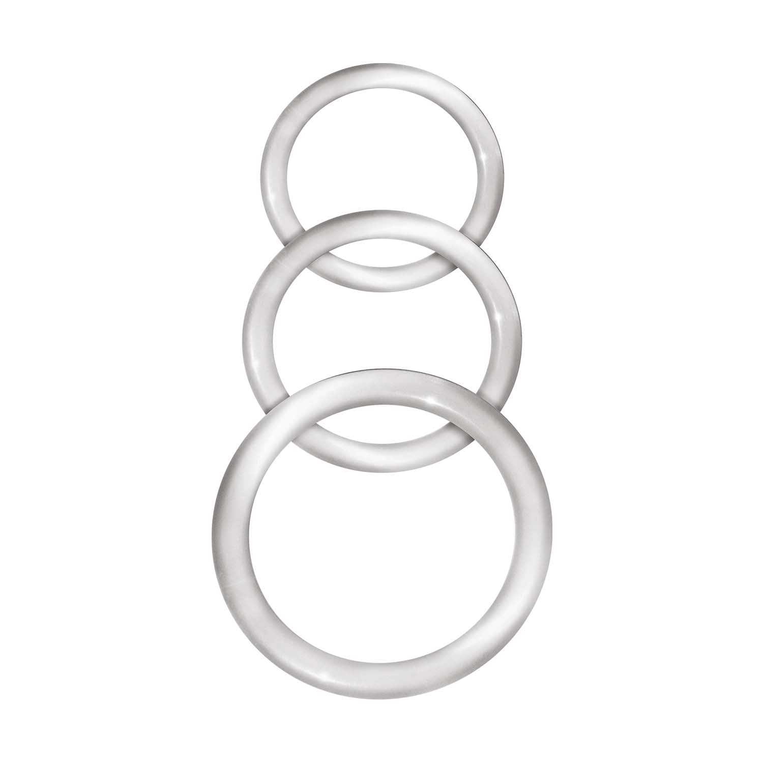 ENHANCER SILICONE COCKRINGS-CLEAR