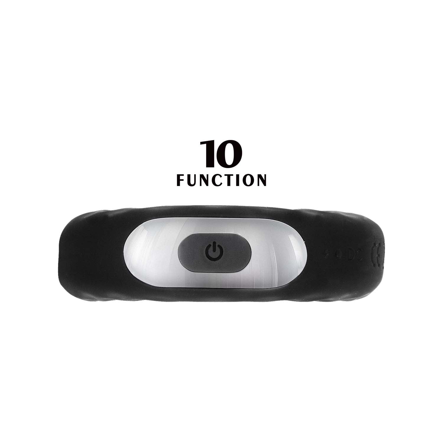 ENHANCER VIBRATING COCKRING-BLACK