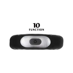 ENHANCER VIBRATING COCKRING-BLACK