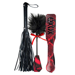 LOVERS KITS WHIP, TICKLE & PADDLE