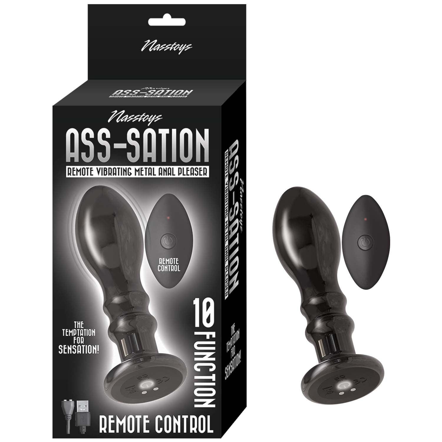 ASS-SATION REMOTE VIBRATING METAL ANAL PLEASER