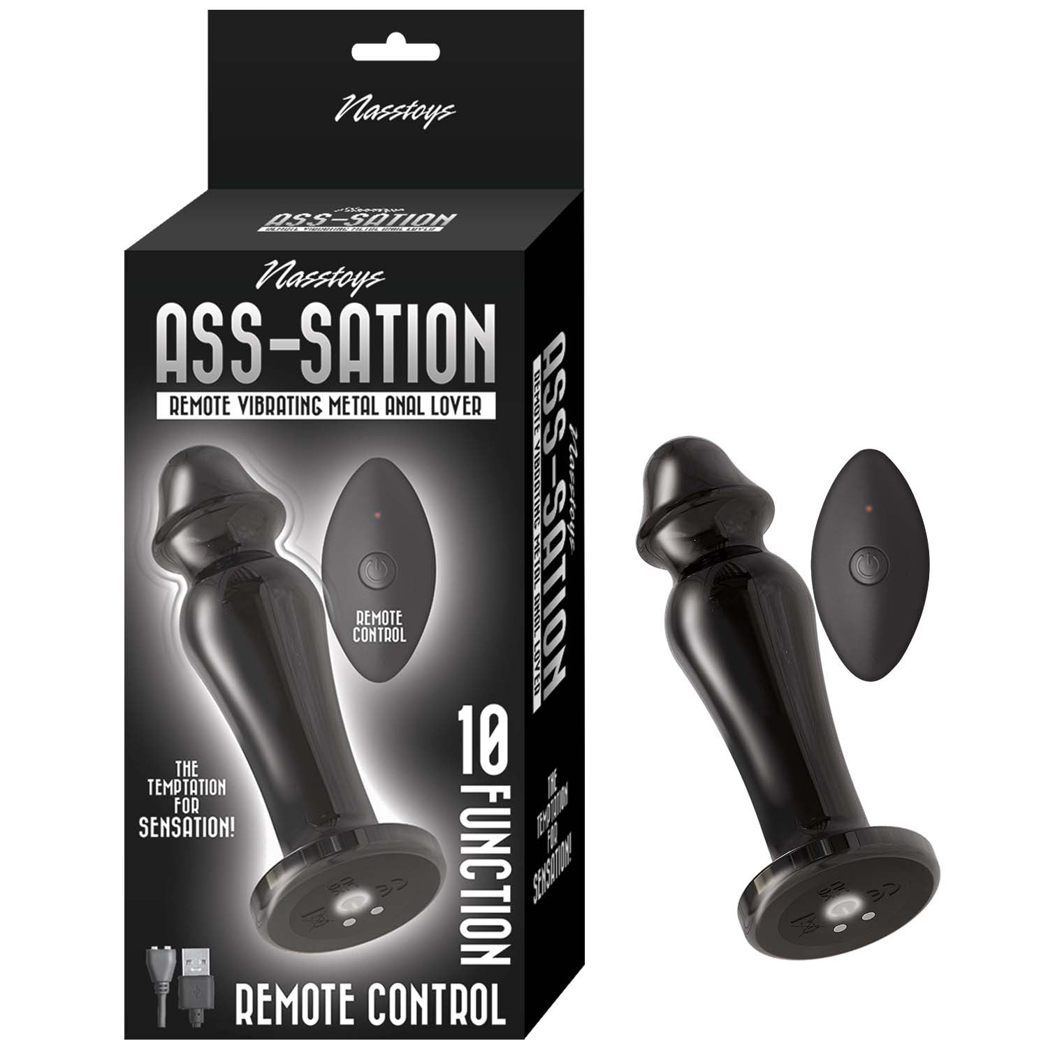 ASS-SATION REMOTE VIBRATING METAL ANAL LOVER