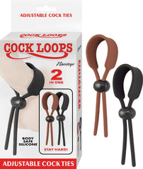 COCK LOOPS-BROWN & BLACK